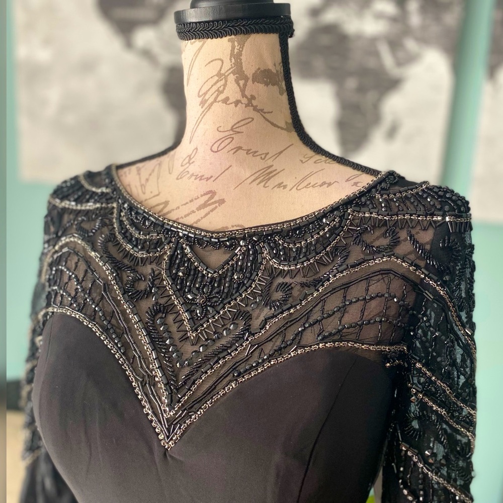 Black evening gown Cinderella Brand - Picture 4 of 4